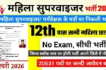 महिला सुपरवाइजर भर्ती 2026: आंगनवाड़ी में निकली बड़ी वैकेंसी, आवेदन शुरू Anganwadi Recruitment 2026